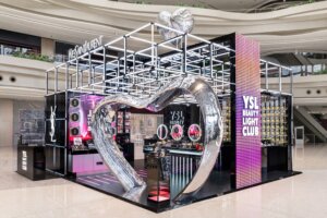 YSL's Beauty Light Club pop-up at Sanya Block C
