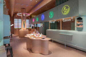 Yepoda's first flagship store in Milan, Italy
