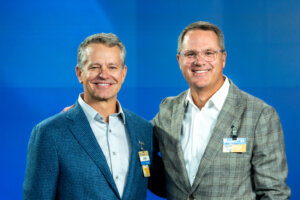 John Furner (left) will succeed Doug McMillon (right)